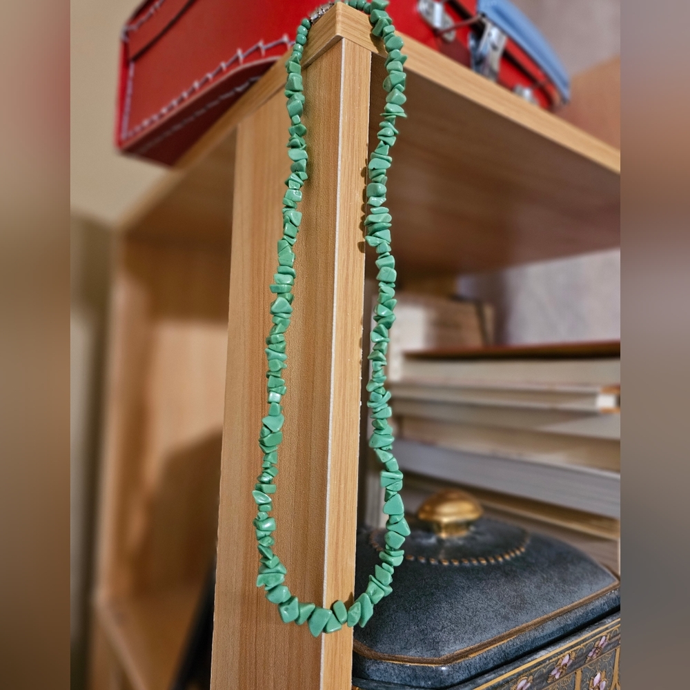 Green Puka Necklace
